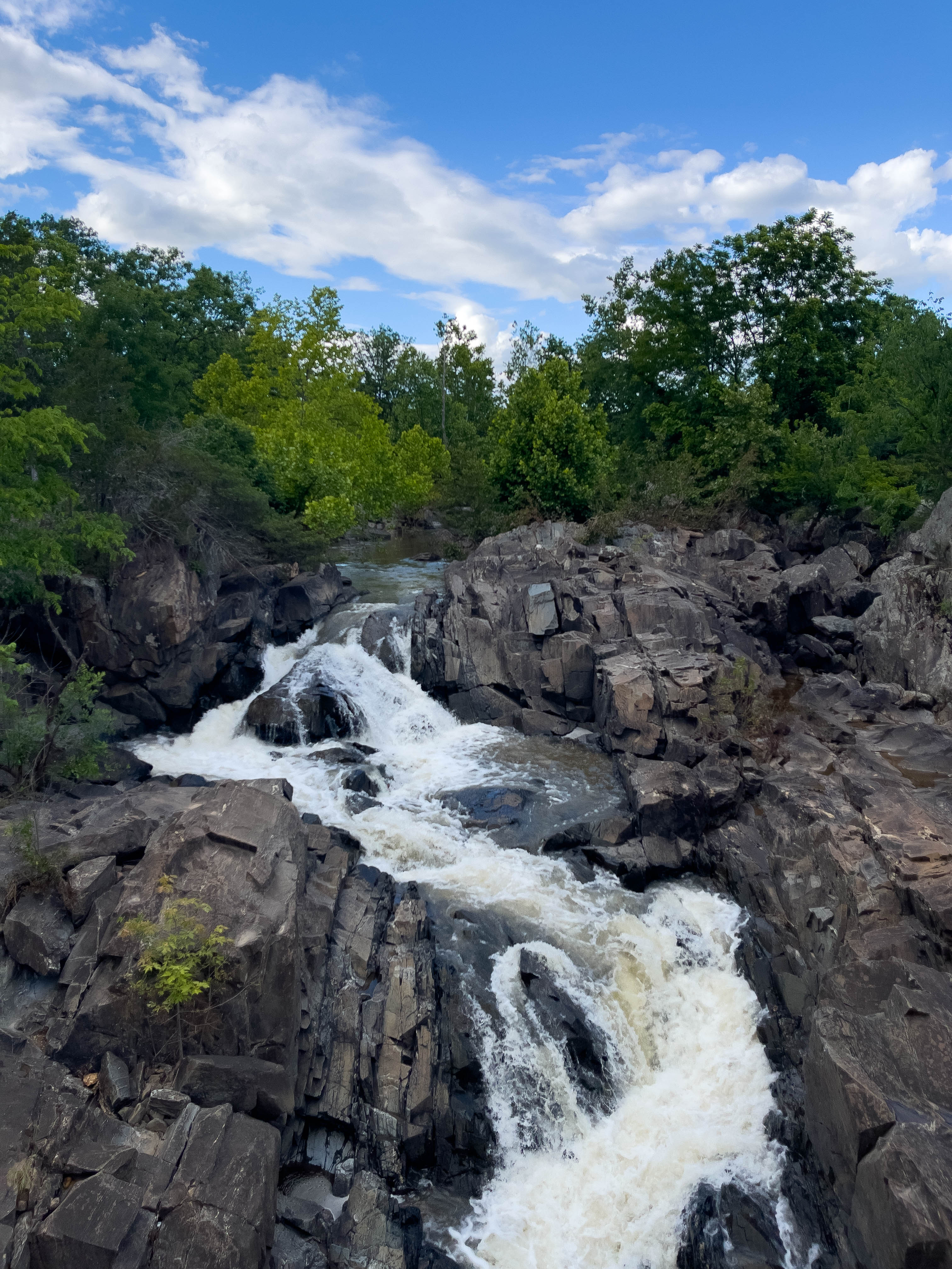 A smaller diverted stream from Great Falls